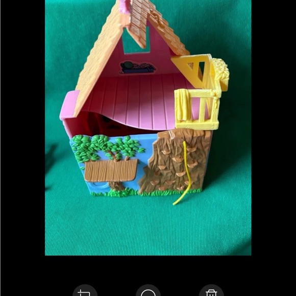 Fisher Price Sweet Streets dollhouse CAMP CABIN Canoe Firepit table DOLL lot - Picture 3 of 6